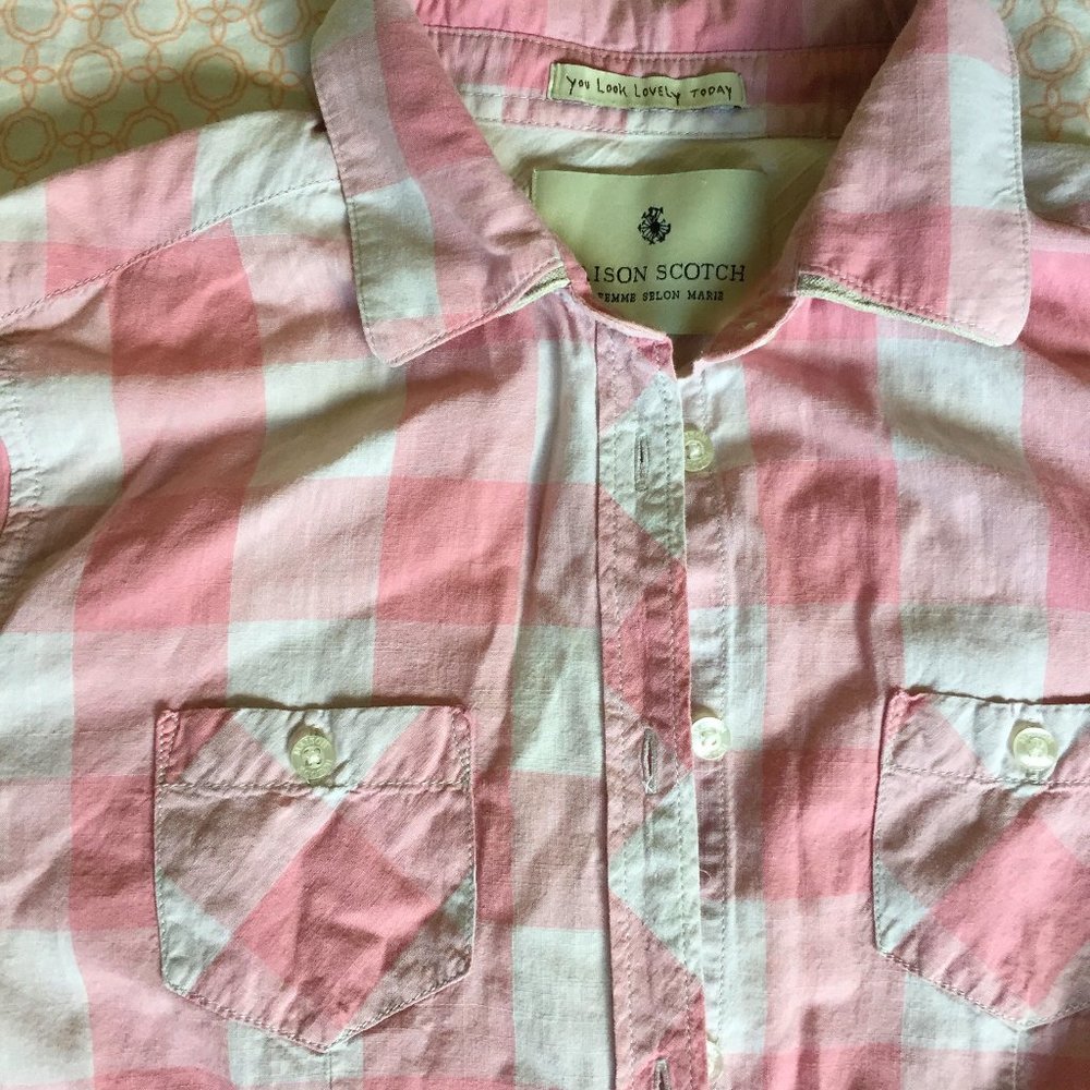 Pink Checkered Shirt - Picture 3 of 10
